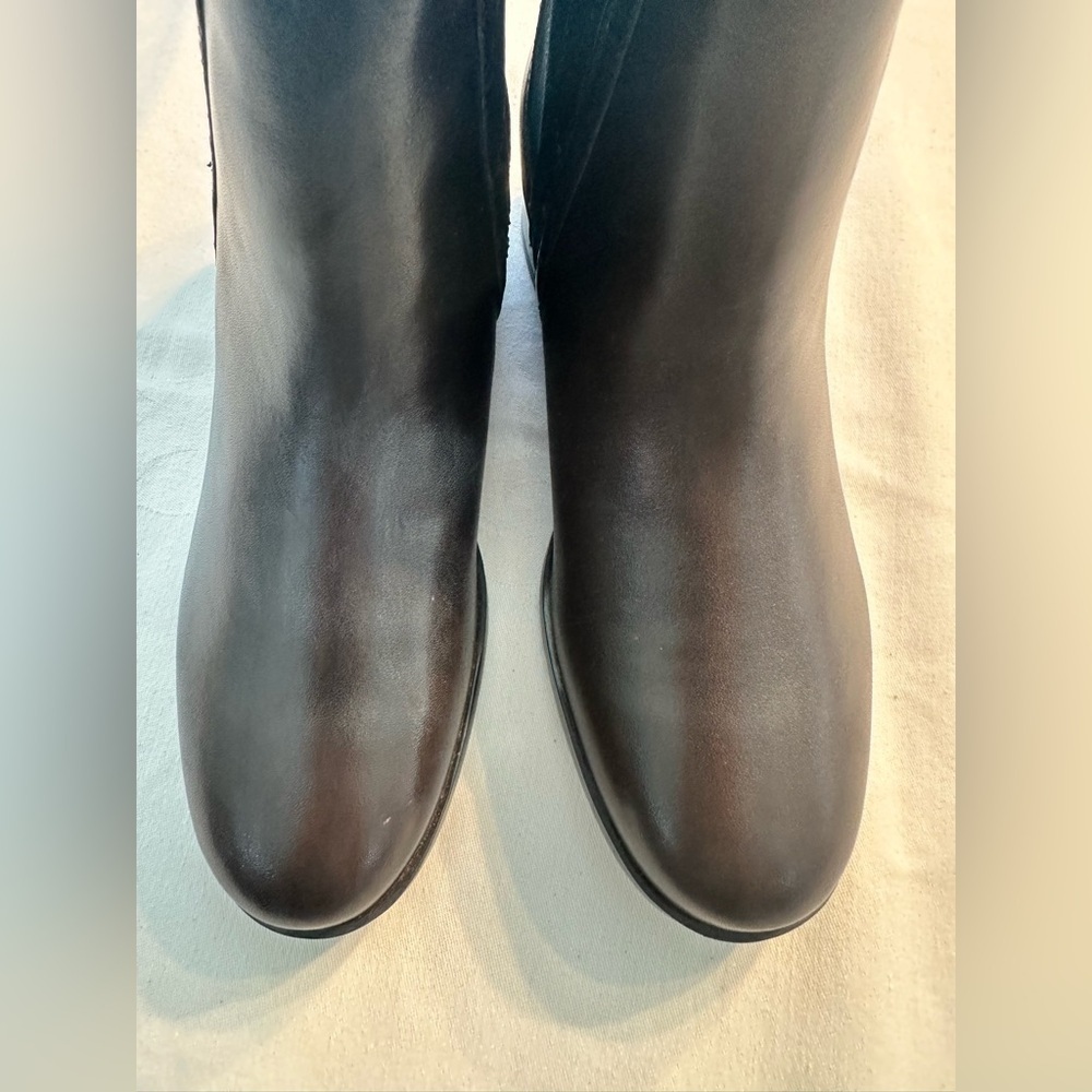 Rockport TruTech Brown Leather Ankle Boots Booties NWOT Size 5 1/2 - Picture 5 of 11